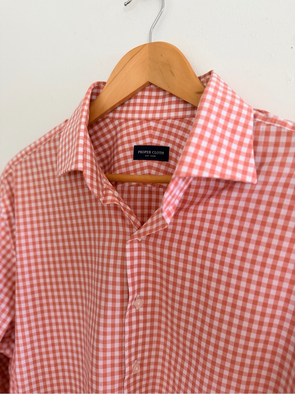 NWOT Proper Cloth Mens Shirt